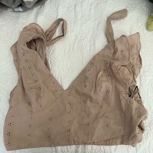 Japna back tie crop top